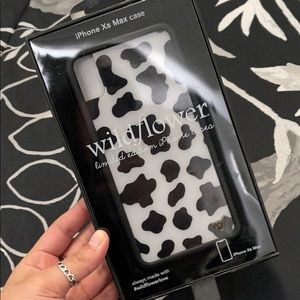 wildflower cow print case